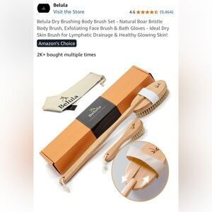 ⭐️NIB⭐️ Belula Dry Brushing Body Brush Set